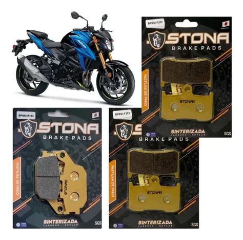 Kit Pastilhas Freio D T Suzuki Gsx S Sinterizadas Stona