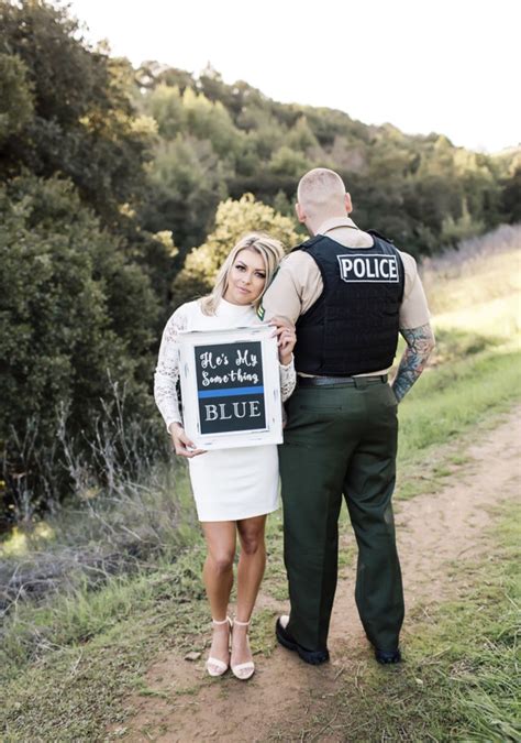 Police Engagement Wedding Picture Uniform Pics Police Engagement