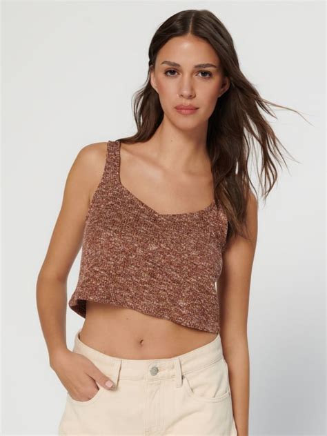 Top Din Tricot Striat Culoare Multicolor SINSAY 3976X MLC