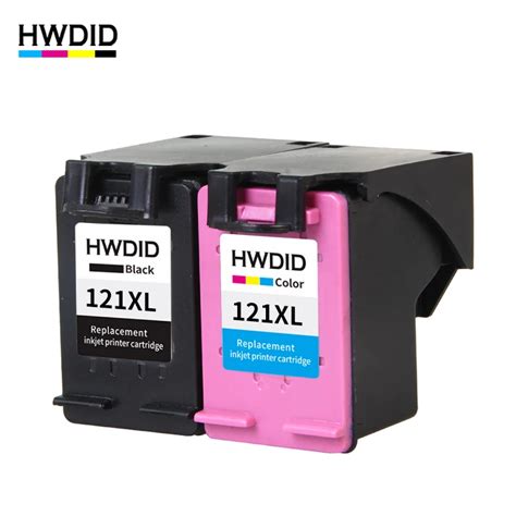 HWDID 121 Refilled Ink Cartridge Replacement For Hp 121 XL For HP