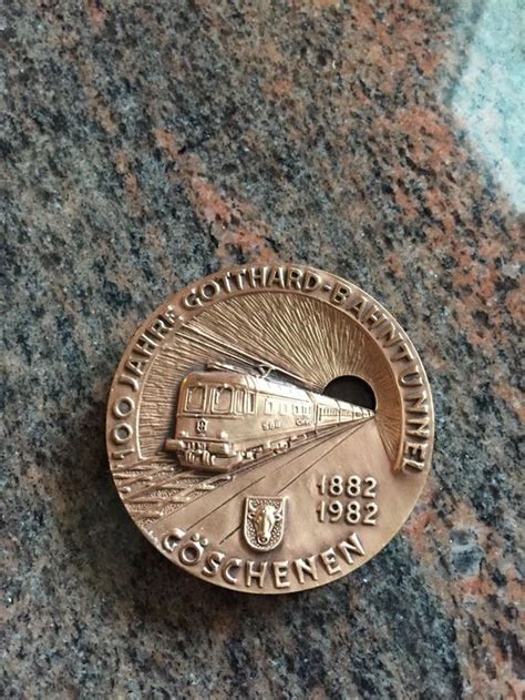 Medaille Jahre Gotthardbahn G Schenen Airolo Kaufen Auf Ricardo