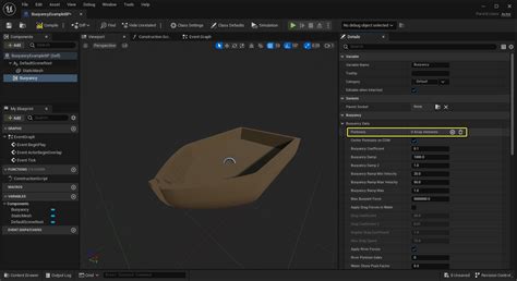 Water Buoyancy Component In Unreal Engine Unreal Engine