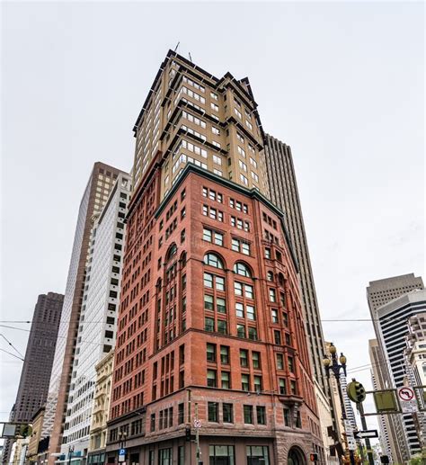 Historic Buildings in Downtown San Francisco, California Stock Image ...