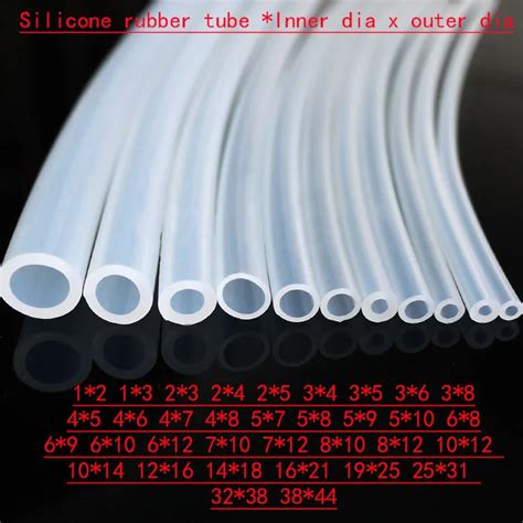 Tube En Caoutchouc De Silicone X X X X X X X X X Mm