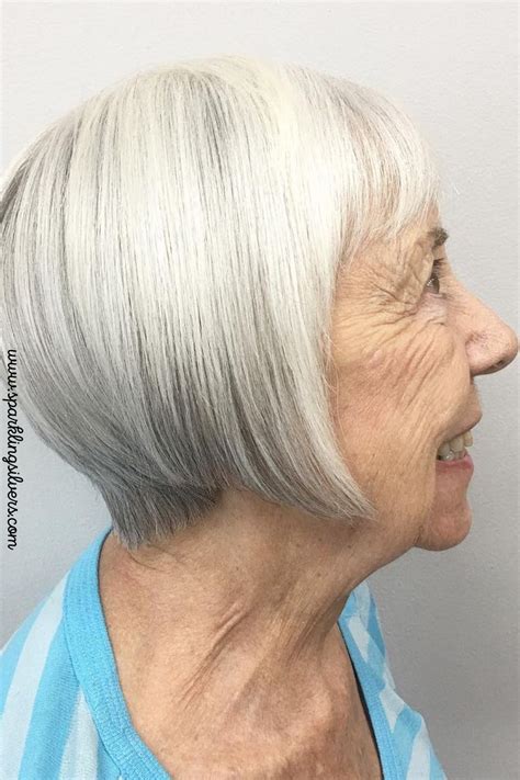 Short Haircuts For Growing Out Gray Hair Sparklingsilvers