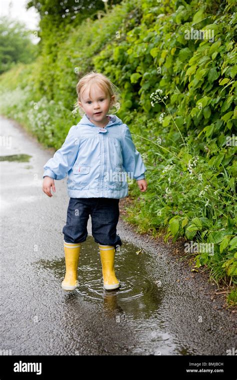 Wellies Girl Wet Hi Res Stock Photography And Images Alamy