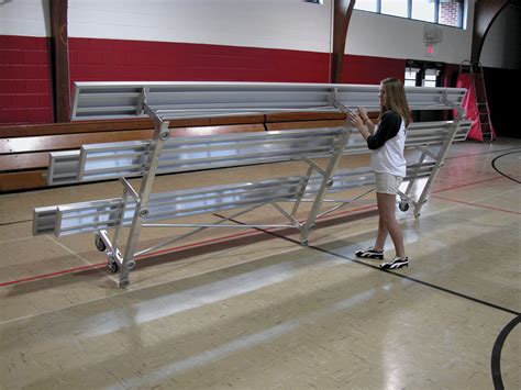 Portable Bleachers Tip N Roll Bleachers