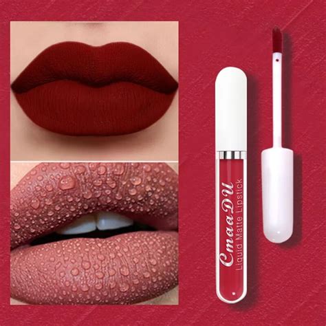 Sexy Velvet Matte Liquid Lipstick Lip Gloss Beauty Red Nude