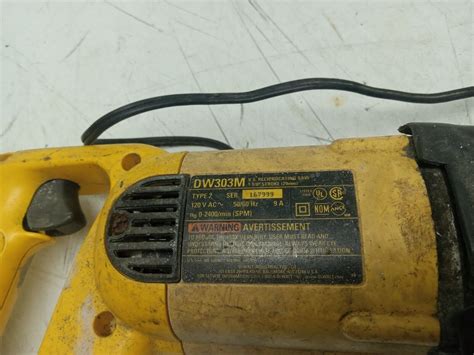 Dewalt Reciprocating Saw Dw303m Corded Electric For Sale Online Ebay