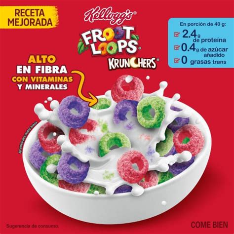 Cereal Kelloggs Froot Loops Krunchers Sabores A Frutas 210 G Bodega