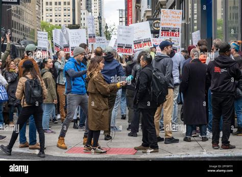 Press coverage is high for the Writers Guild of America's strike, 2023 ...