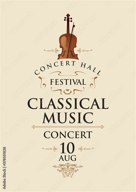 Classical Music Festival Poster