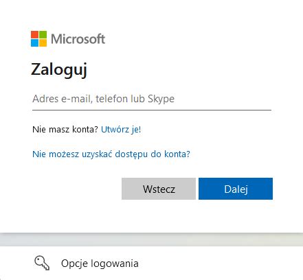 Korzystanie Z Ms Teams Konto Na Platformie Microsoft I Logowanie