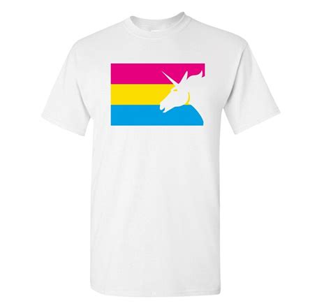 Pansexual Pride Flag T Shirt Men Women Gay Pride Awareness Etsy