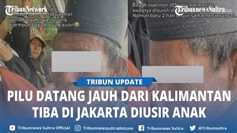 Video Viral Seorang Kakek Nangis Usai Diusir Anaknya Padahal Jauh