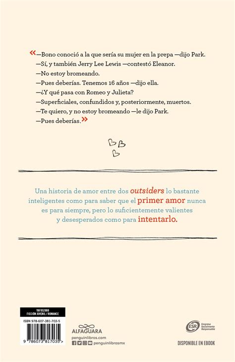 Eleanor And Park Rainbow Rowell Lienzo Librería