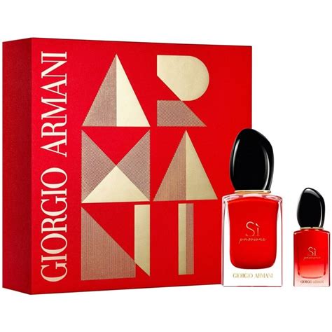 Coffret Si Passione De Giorgio Armani Eau De Parfum Femme Le Parfum Fr