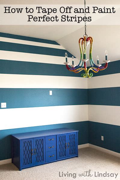 How to Tape and Paint Crisp, Level Stripes - Makely