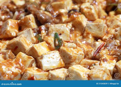 Mapo Tofu A Popular Chinese Food Stock Image Image Of Sichuan