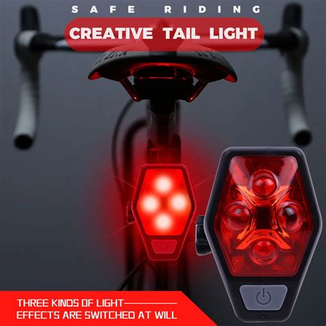 Multi Modi Led Fahrrad Flash Schwanz Hinten Licht F R Berge Bike