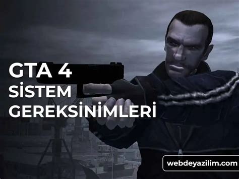 GTA 4 Sistem Gereksinimleri Donanım Özellikleri