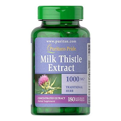 Puritan S Pride Pack Of Milk Thistle Extract Mg Silymarin