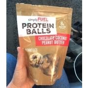 Simply Fuel Protein Balls Chocolate Coconut Peanut Butter Calories