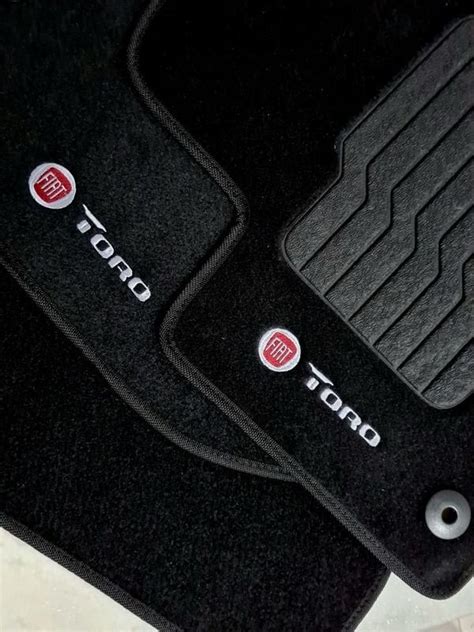 Jogo Tapete Fiat Toro Logo Top Imp