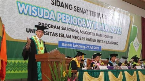 Wisuda Periode Iii Uin Raden Intan Lampung Luluskan