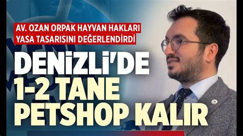 Av Ozan Orpak tan Hayvan Hakları Yasa Tasarısı hakkında çarpıcı