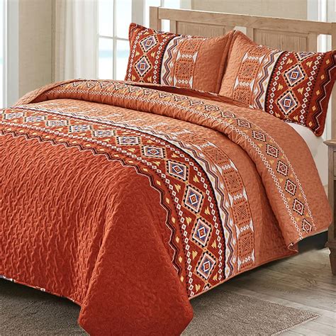 Quilt Orange Bedding Set At Sheryl Booker Blog