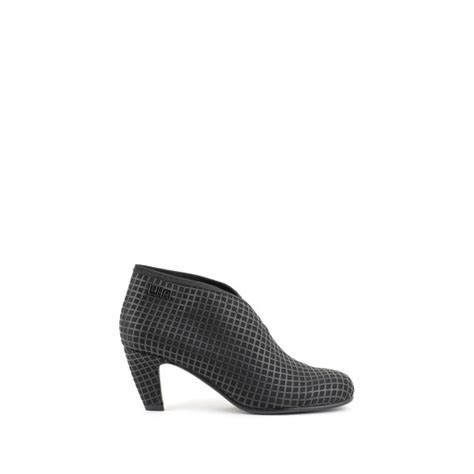 Fold Mid Pump Black Grid United Nude Vienna Leonessa Schuhges