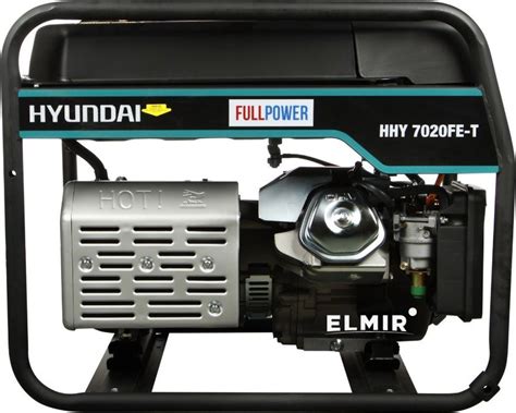 Генератор бензиновый Hyundai HHY 7020FE-T купить | ELMIR - цена, отзывы ...