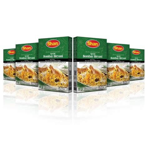 Special Bombay Biryani Seasoning Mix 60g Spice Packets For Spicy Meat Pilaf Pack Of 6