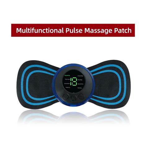 Microcurrent Ems Mini Massage Device Unit Muscle Stimulator Portable Electro Pulse Impulse