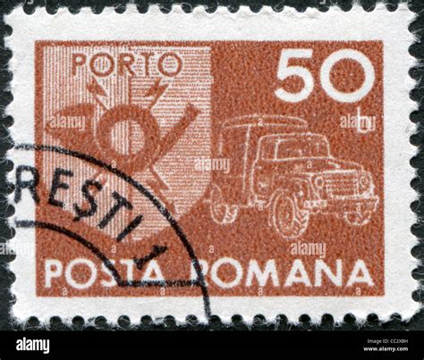 Romania Circa A Stamp Printed In The Romania Depicts The