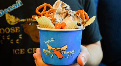 Moose Tracks Ice Cream Loaded Kitchen Sink Sundae Moose Tracks