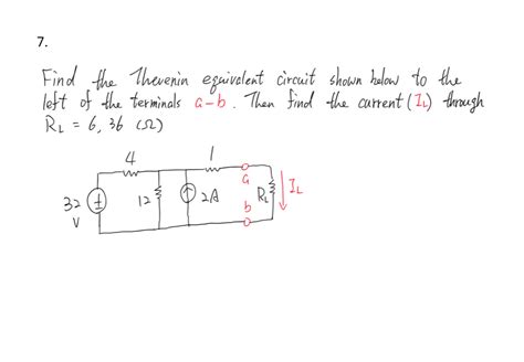 Solved Find The Thevenin Equivalent Circuit Shown Helow