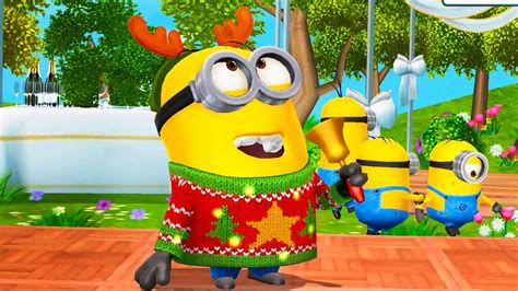 Holiday Sweater Costume Golden Tickets And Props In Minion Rush Old