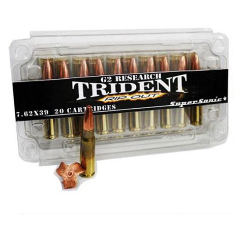 G2 Research Trident Rip Out 762x39mm 124 Grain Supersonic Lead Free