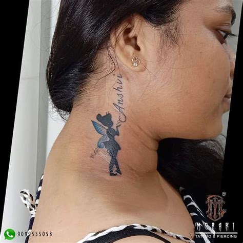 Cute Side Neck Tattoos