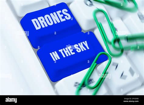 Writing Displaying Text Drones In The Sky Business Approach Modern