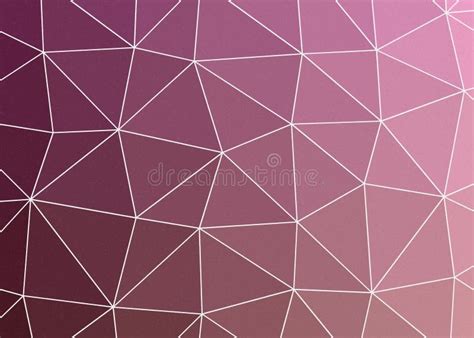 Fuchsia Color Abstract Color Low Polygones Generative Art Background