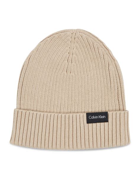 Calvin Klein Czapka Classic Cotton Rib Beanie K K Be Owy Modivo Pl