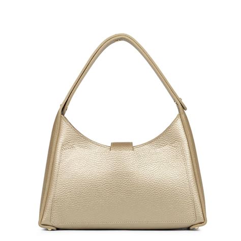 Lancaster Foulonne Double Sac Hobo Champagne In Nude