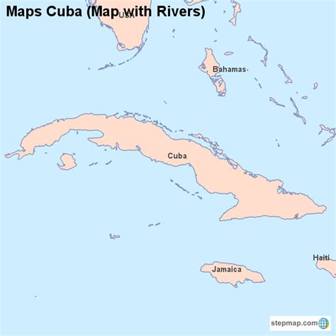 Rivers In Cuba Map