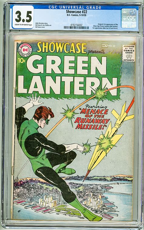 Showcase Cgc St Appearance Of The Sa Green Lantern