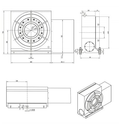 Rotary table，CNC Rotary table， Rotary table for milling machine