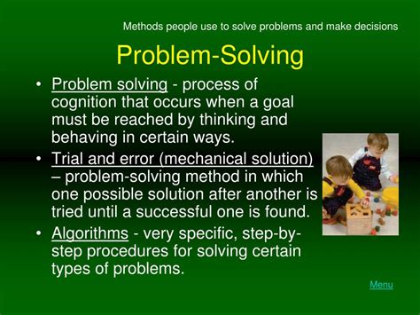 Human Cognition And Problem Solving