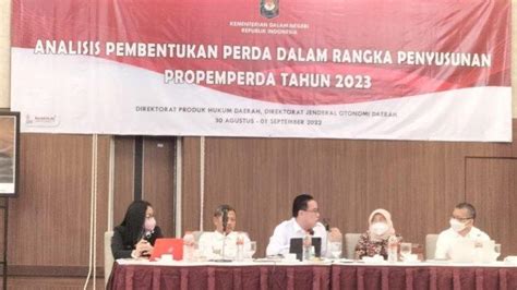 Kemendagri Minta Rancangan Propemperda 2023 Dianalisis Serius Dengan